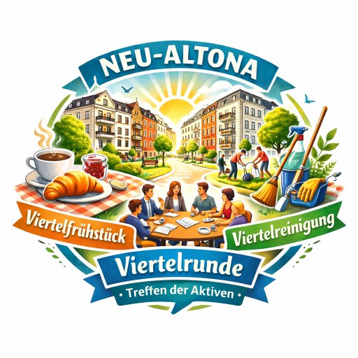Vietelrunde Logo (Bild ist KI-generiert)
